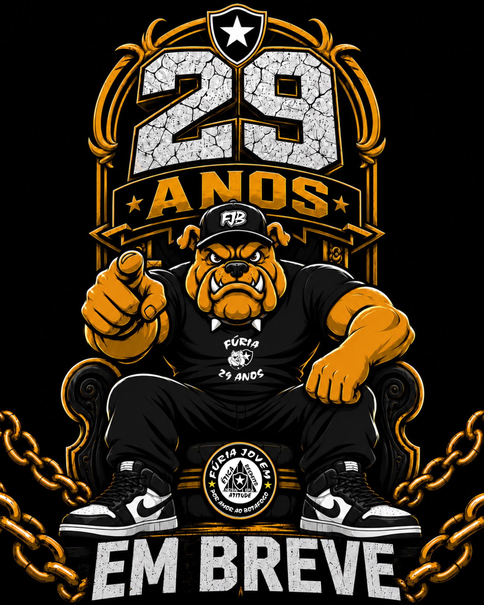 29 anos Fúria Jovem do Botafogo
